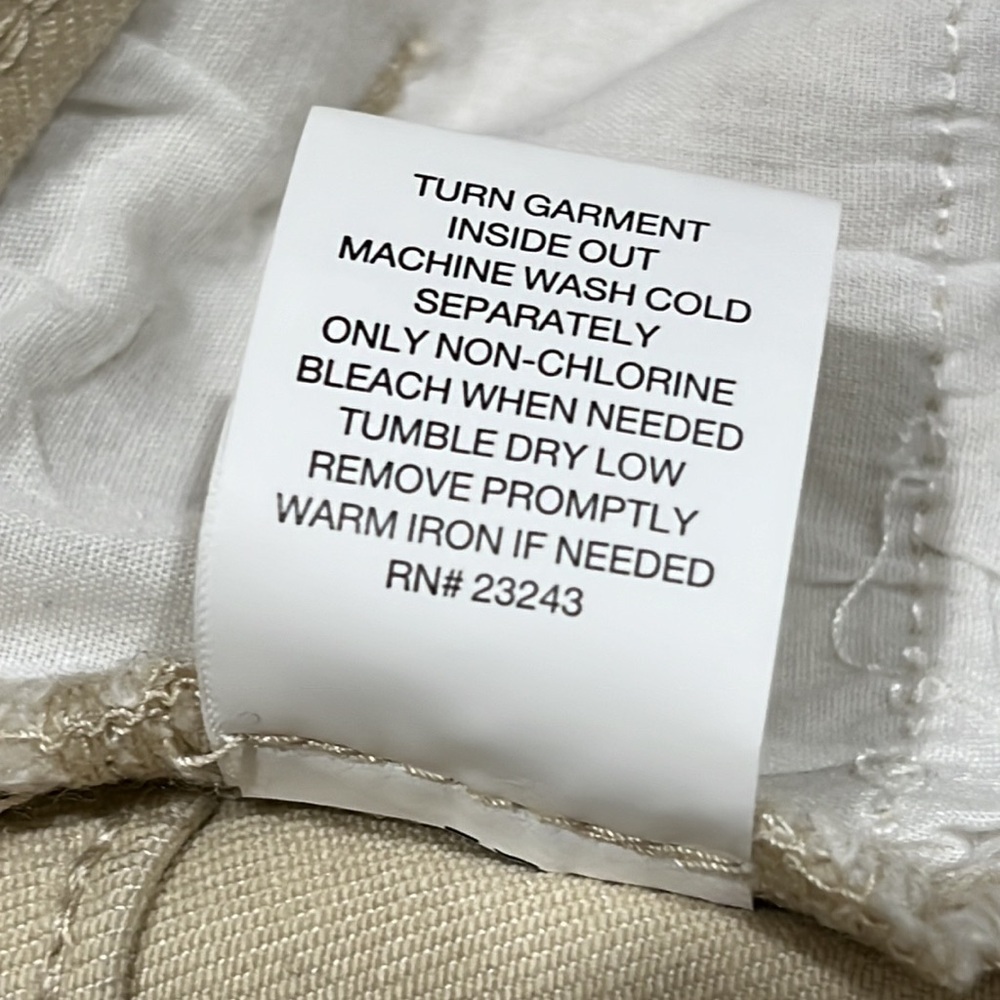 NY&C Beige KHAKI HIGH RISE WIDE LEGS WOMEN PANTS, SIZE 14. - Picture 8 of 8